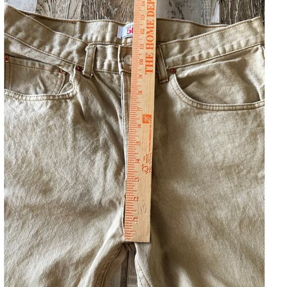 Levi's Vintage Mens 501 Jeans Straight Leg Button Fly Y2K 34x30 Capsule 90's USA - Picture 10 of 11